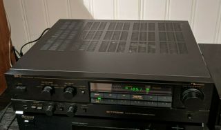 Vintage 1980s Black Nakamichi Sr - 3 Am Fm Stereo Receiver Amplifier Stasis 45wpc