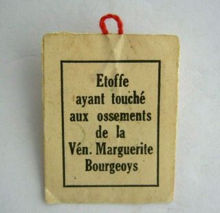 Saint Marguerite Bourgeoys Vintage Relic Reliquary