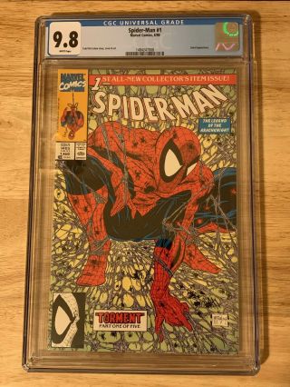 Spider - Man 1 Cgc 9.  8 1990 Todd Mcfarlane Cover