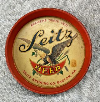 Vintage Seitz Beer Tip Tray Seitz Brewing Co Easton Pa Burdick Co Eagle