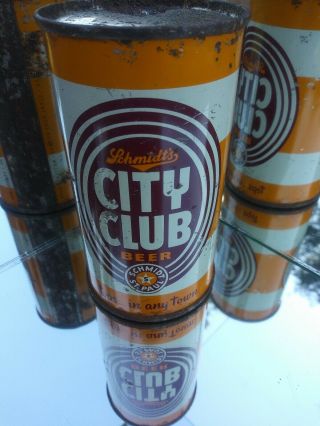 City Club Flat Top Beer Can By Jacob Schmidt St.  Paul,  Minn.