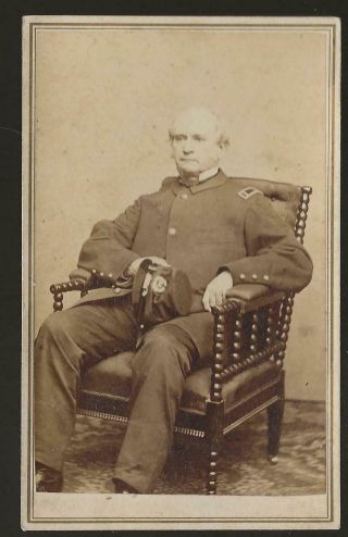 Civil War Cdv Union Lt From Connecticut Bundy & Williams Haven Ct