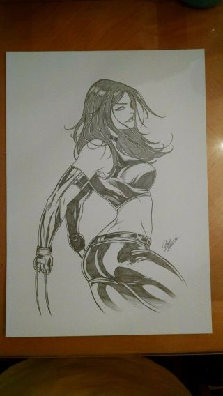 X - 23 Pinup Art By Daniele Torres