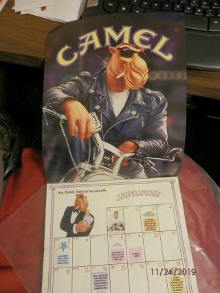 1992 Camel " The Year In Pictures " Calendar Premium From R.  J.  Reynolds