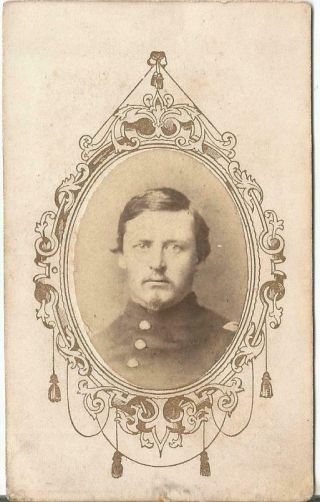 Civil War Cdv 1st Lieutenant D.  W.  Benkam 18th Us Infantry July 31st1864 Atlanta