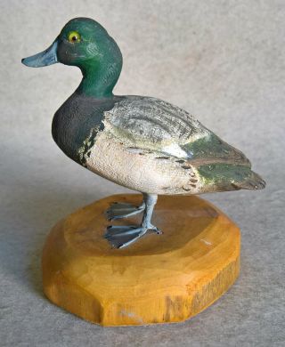Vintage Hand Carved Wood Figure by John D.  Epp – Greater Scaup,  Canada 2