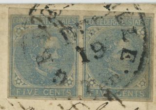 Mr Fancy Cancel CSA 7 PAIR COVER TIED GREENVILLE Ten CDS TO SOLDIER JACKSON MISS 2