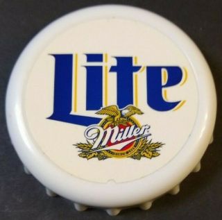 Lite Miller Beer Bottle Cap Shaped Opener Magnetic, .  (e)