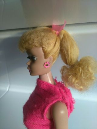 Vintage 1960 ' s BLONDE PONYTAIL Barbie doll gorgeous ❤ - estate find, 3