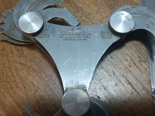 Vintage Machinist tools,  brown & Sharpe,  Union tool co.  No.  50,  no.  633,  no.  801 3