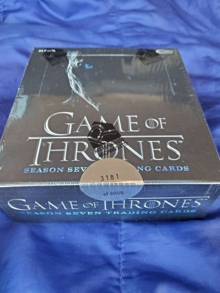 Game Of Thrones Season 7 Hobby Box Trading Cards