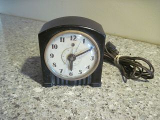Vintage General Electric Alarm Clock 7h154 - Bakelite -
