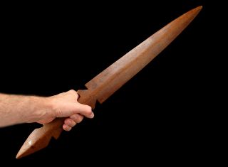 Wwii Era South Pacific Dagger Possibly Samoan Oceanic Sword Club Gi Bring Back