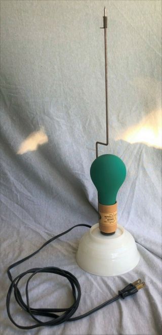 Vintage Green Econolite Merrie Merrie Roto - Vue Christmas Tree Motion Lamp W/ Box 3
