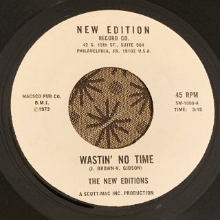 45 Rpm Rare 1973 Funk The Editions Wastin 