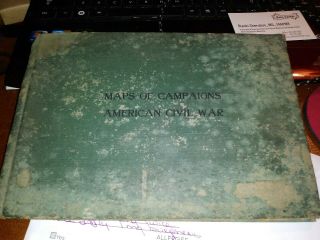 Antique Book Maps Of Campaigns American Civil War