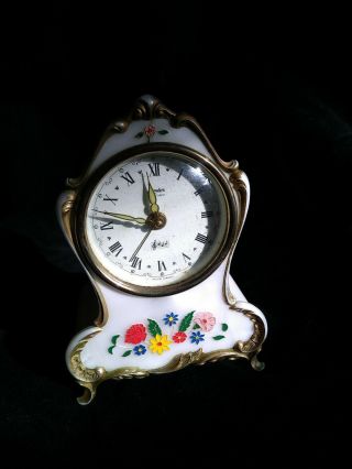 Vintage Linden /reuge Black Forest Clock Music Box Western Germany Display