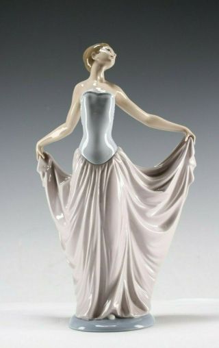 Vintage Lladro 5050 The Dancer Ballet Woman Porcelain Figurine 1979
