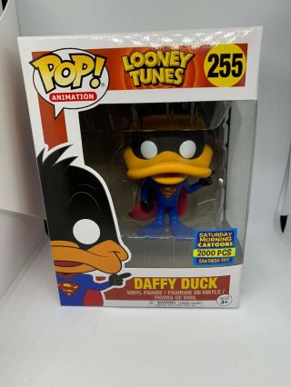 Funko Pop Looney Tunes Daffy Duck Saturday Morning Cartoons W/protector