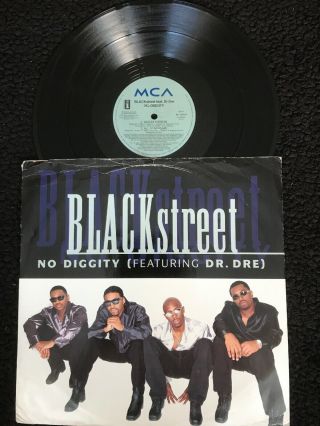 Blackstreet - No Diggity 4 Track 12  Vinyl Single P/s Mca Int 95003 (1996) Vg