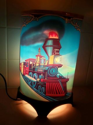 Vintage Motion Lamp Railroad Train Light John Bull Locomotive Steam Engine