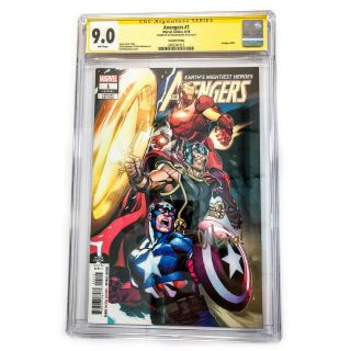 The Avengers 1 Cgc 9.  0 Signature Series Signed Ed Mcguinness Variant