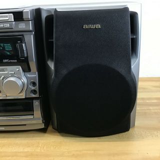 Aiwa CX - NA707U Digital Audio System AM/FM 3 CD Dual Cassette 1998 Vintage Retro 3