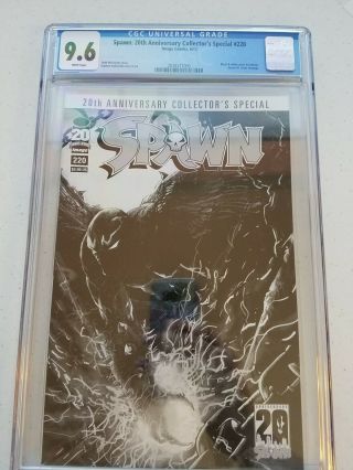 Spawn 220 20th Anniversary Collectors Special Cgc 9.  6 Nm,