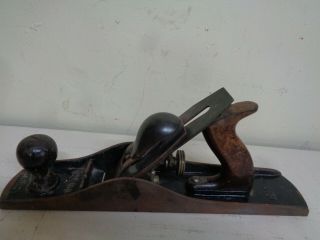 Antique Stanley Bailey No 5 1/2 Hand Plane Woodworking Tool