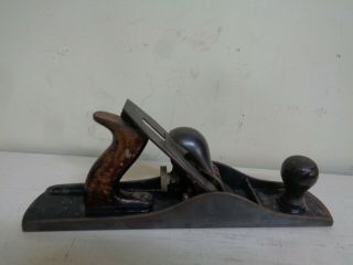 Antique Stanley Bailey No 5 1/2 HAND Plane Woodworking Tool 2