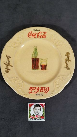 1931 Coca Cola Sandwich Plate 88 Years Old Knowles Mrstuff Holiday