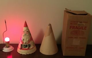 Rare 1952 Santa Christmas Motion Lamp Made By Econolite