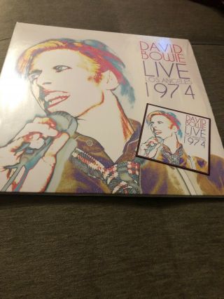 David Bowie Live Los Angeles 1974 Double Black 180g Vinyl Lp Fridge Magnet