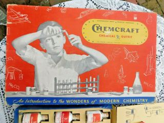 Vintage 1940 ' s Porter Chemcraft Chemistry Lab No.  2 2