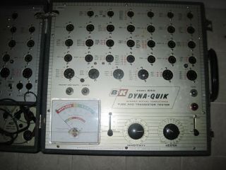 VINTAGE B&K DYNA - QUIK 650 Dynamic Mutual Conductance Tube & Transistor Tester 2