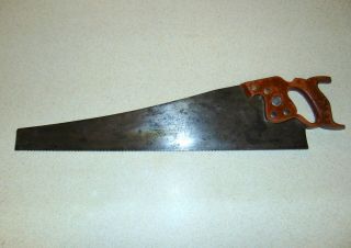 Vintage Disston D - 8 Crosscut Hand Saw - 8 Ppi - Inv127
