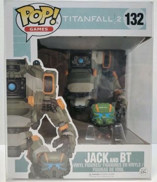 Funko Pop Games Titanfall 2 6 Inch Jack And Bt W/ Pop Protector