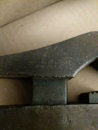 Erie Tool vintage adjust crescent Pipe Monkey Wrench industrial unique 3
