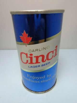 Cinci Lager Pull Tab Beer Can 67 By Carling Canada