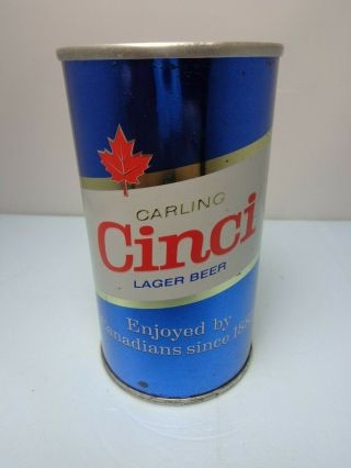 CINCI LAGER PULL TAB BEER CAN 67 by CARLING CANADA 3