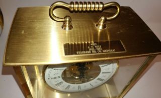 Seth Thomas Acquisition Pendulum Clock,  Kieninger & Obergfell Move Standard Oil 2