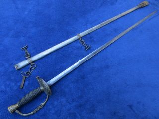 Civil War Staff And Field Officers M1860 Sword And Scabbard