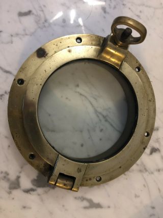 Antique/vintage Brass Ships Porthole