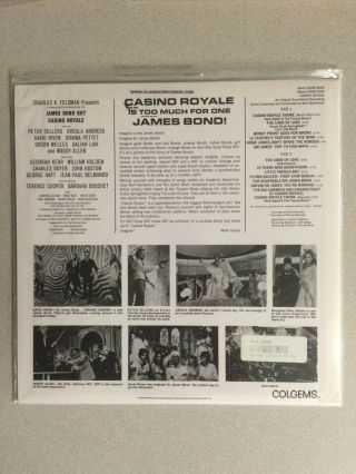 CASINO ROYALE James Bond 007 Soundtrack CLASSIC RECORDS 200 GRAM LP 3