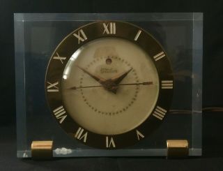 Vintage Telechron Lucite Electric Clock