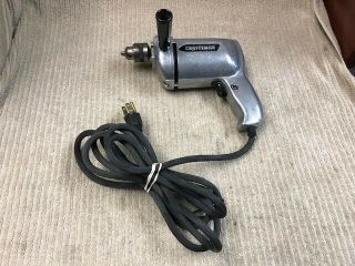 Vintage Craftsman Industrial Rated 1/4 " Electric Drill 315.  7980 Ships