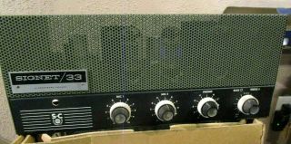 Stromberg - Carlson Signet 33 Vintage Amplifier Matching 6l6 Tubes Tube Amp