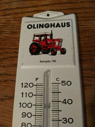 Vintage 1970s Ih International Thermometer Sign Old Farm Tractor Olinghaus 1466