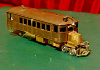 Vintage Ho Scale Brass Model Engineering Work Mew Mack Rail Bus Locomotive Japan