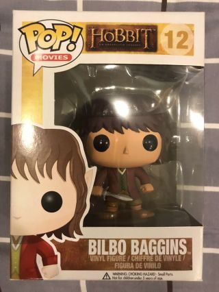 Bilbo Baggins 12 Funko Pop Hobbit Lotr Rare Vaulted Protector